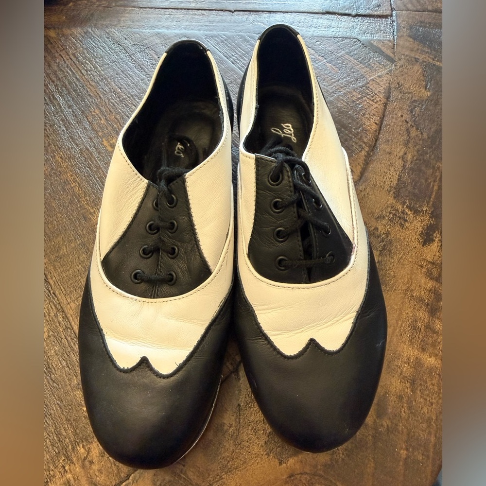 Classic Black and White Women's Oxfords